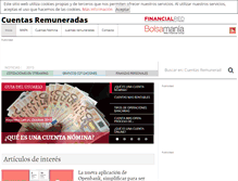 Tablet Screenshot of cuentas-remuneradas.com.es
